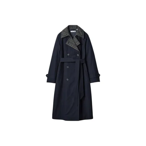 UNIQLO JWANDERSON Co Бренд Темно-синий Женское Пальто