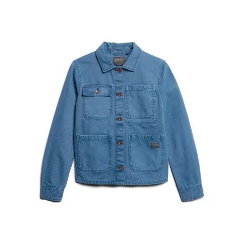 SUPERDRY Denim Jacket Women's Blue