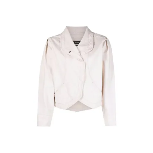 ISABEL MARANT Светло-янтарный Женские Джинсовые Куртки