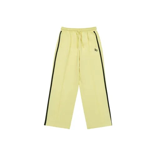 Acme De La Vie ADLV Track Jersey Pants Casual Pants Women's Light Yellow