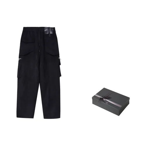 ONOFFON Прямой крой Брюки Тренировочные Брюки Унисекс Черный