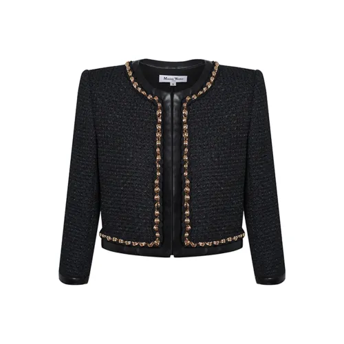 Maison Wester Черное Женское Короткое Пальто