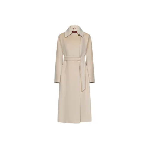 MaxMara Экрю Женское Пальто