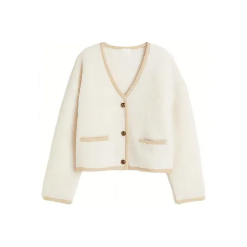 H&M Крем Женские Бархатные Куртки