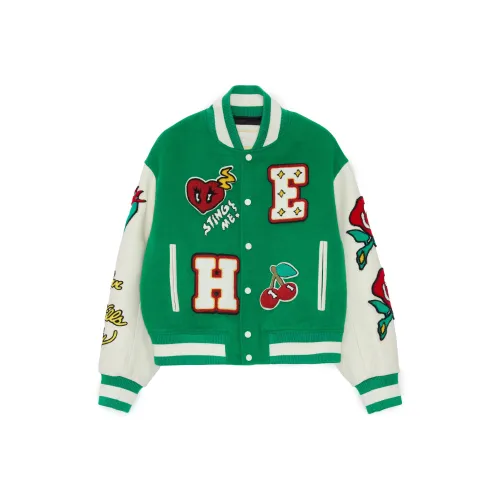 Ed Hardy Оливково-зеленый E1ODW133 Женская Бейсбольная Джерси