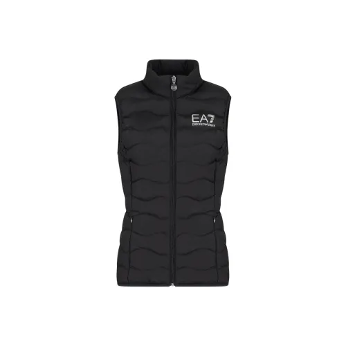 EMPORIO ARMANI EA7 SS24 Жилет Женские Черный