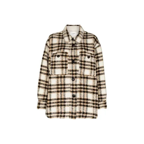 ISABEL MARANT ETOILE Бежевое Женское Короткое Пальто