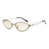 Серебристая оправа с зеркальными линзами S19