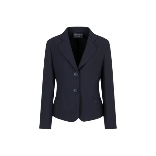 EMPORIO ARMANI Бизнес-костюм Пальто Женское Полуночный синий цвет