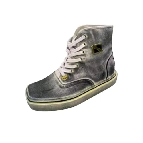 WE11DONE MID Топ Кеды Женские Серый