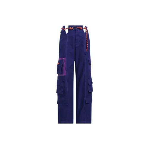 Adidas Ivy Park Remnant Индиго Женские Вязаные Тренировочные Брюки