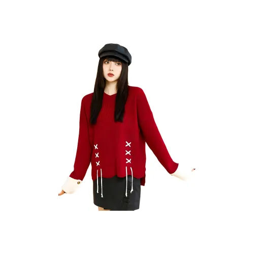 X MOOM Красный Женский Трикотаж