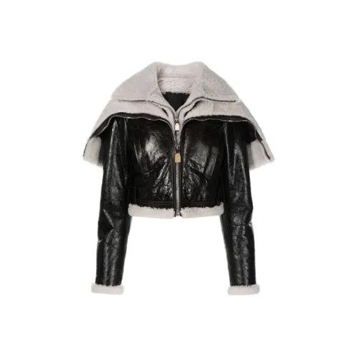 Givenchy Черные Женские Кожаные Куртки