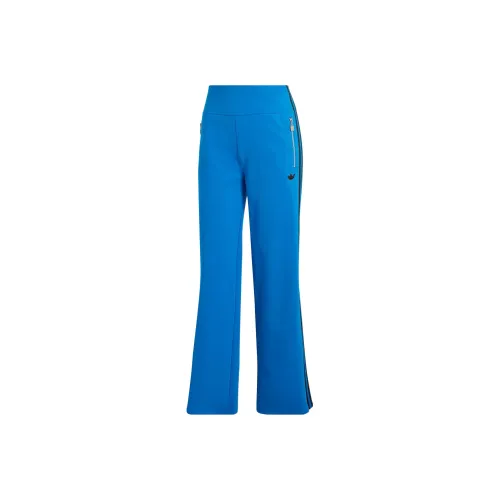 Adidas Originals Blue Version Collection Вязаные тренировочные брюки женские синие