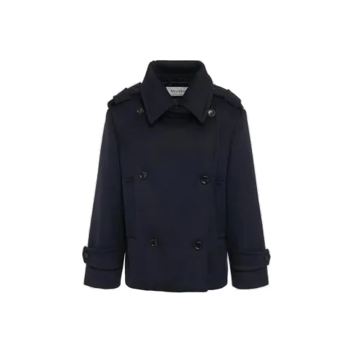 MaxMara Темно-синий Женское Пальто