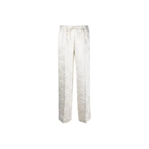 DRIES VAN NOTEN Белые Женские Повседневные Брюки