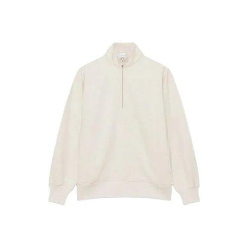 Aritzia Sweatfleece Cozy Флис Boyfriend 1 2 ZIP Толстовка Женские Heather Light Овсянка Heather