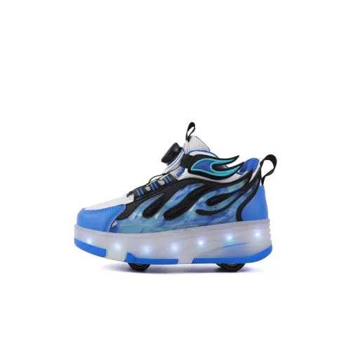 Genius Pooh Устойчивый к истиранию Легкий Амортизация Баланс Низкий Топ KIDS Lifestyle Shoes Синий Детский