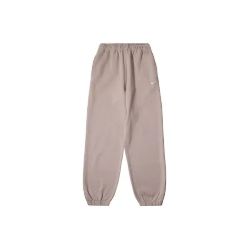 NIKE Телесно-розовые Женские Вязаные Тренировочные Брюки