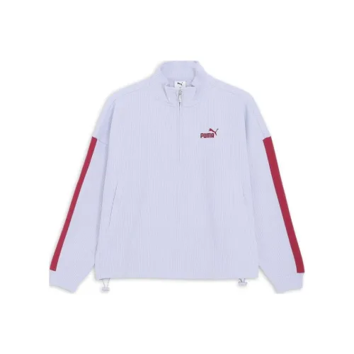 PUMA CORE HERITAGE SS25 Толстовка Женская Светло-Синяя