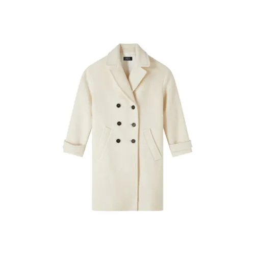 A.P.C Экрю Женское Пальто