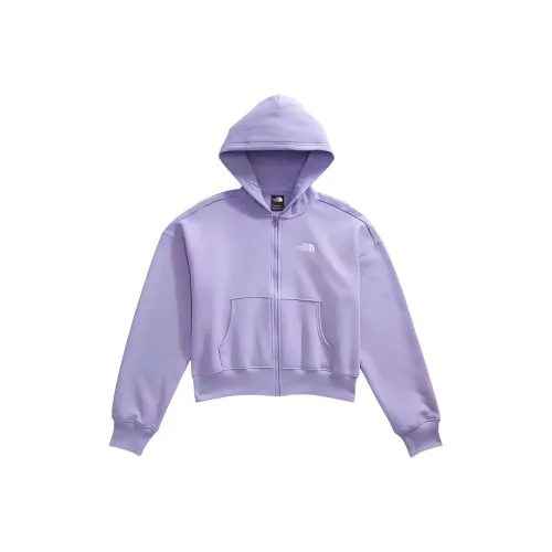 THE NORTH FACE Женская Evolution Full Zip Hoodie Cropped Coat Женская Noble Purple