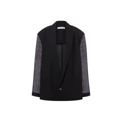 PHILOSOPHY DI LORENZO SERAFINI SS24 Бизнес-костюм Пальто Женское Черное