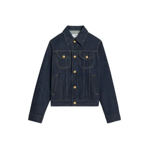 CELINE FW23 Denim Jacket Women's Blue CELINE FW23 Деним Куртка Женская Синяя