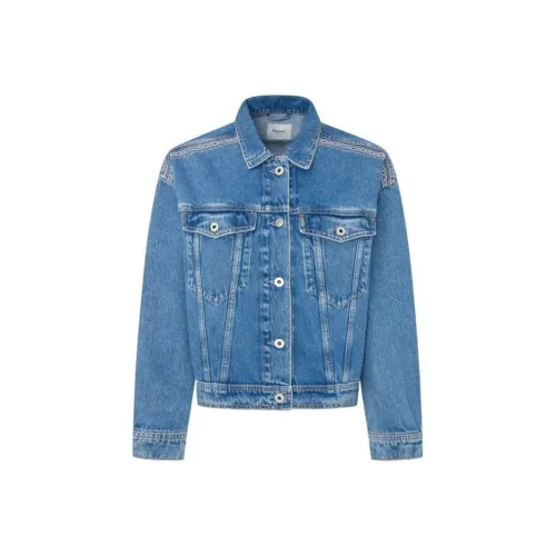 Pepe Jeans Синие Женские Джинсовые Куртки