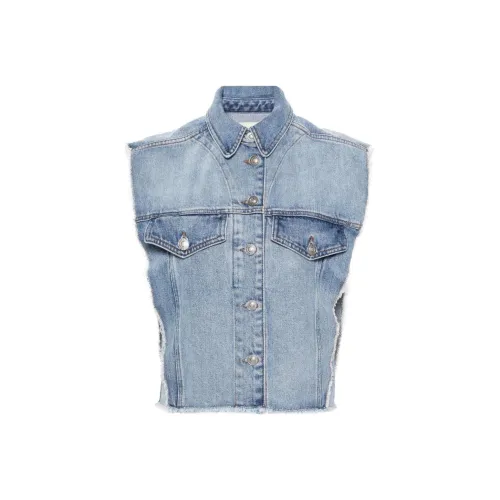 ISABEL MARANT SS24 Жилет Женские Ice Синий
