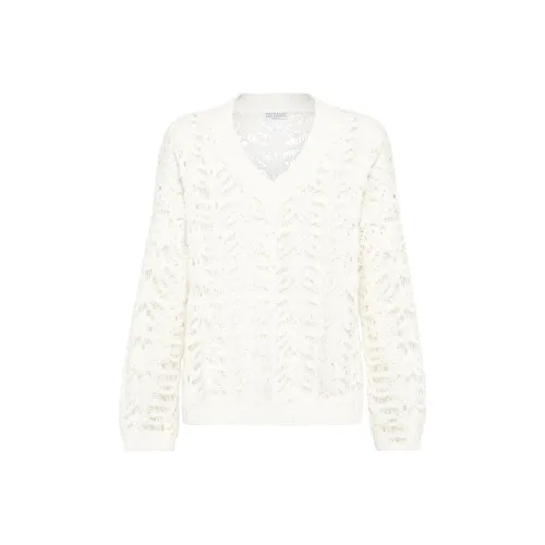 BRUNELLO CUCINELLI Трикотаж Женский Белый