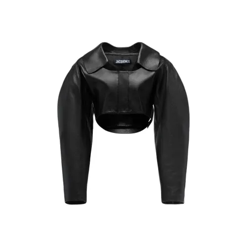 Jacquemus Черные Женские Кожаные Куртки