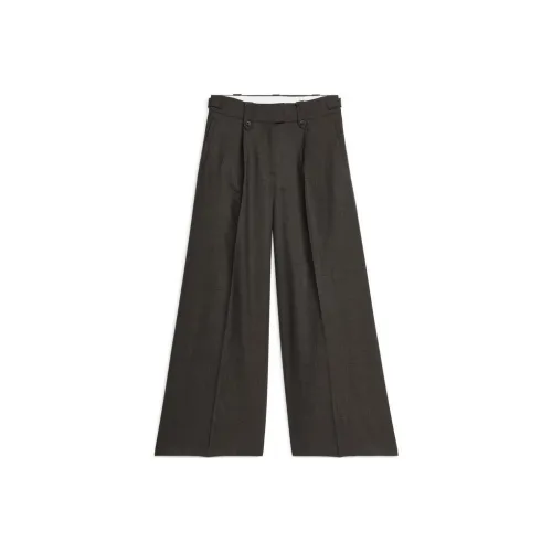 ARKET Повседневные брюки Женские Темно-коричневый