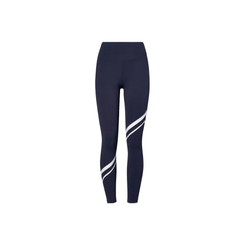 Tory Burch Вязаные Спортивные Штаны Женские Морской Синий