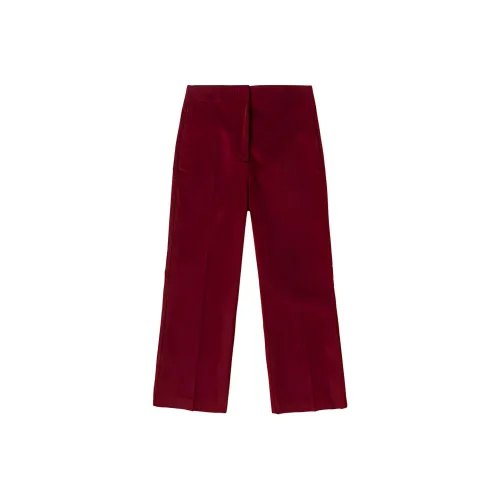 LACOSTE Повседневные брюки Женские Бордовый