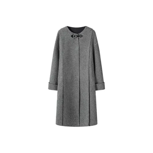 MOSIIMORII Пальто Женское Отделение Shadow Серый