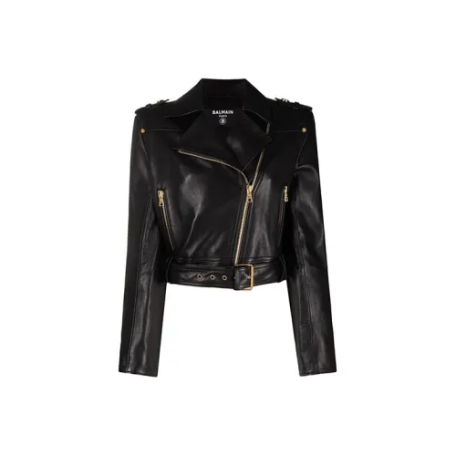 BALMAIN Черный Женские меховые изделия