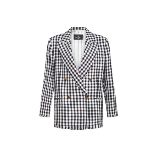 ETRO Черный/Белый Женские Офисные Костюмы
