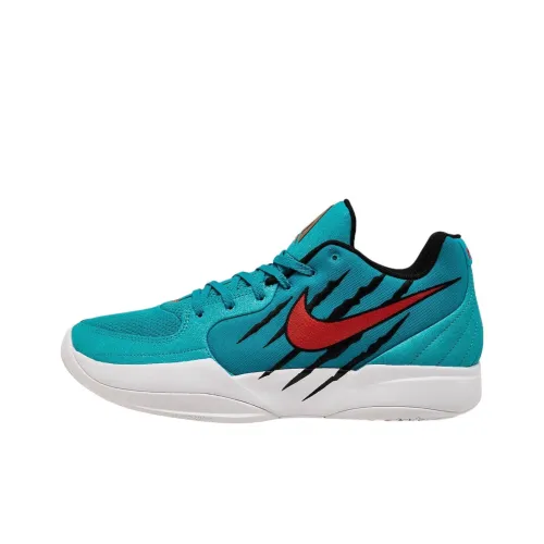 Nike Ja Morant 2 Slip-resistant Abrasion-resistant Low-top Баскетбольные кроссовки Унисекс Зеленый