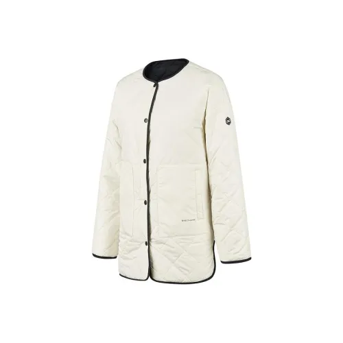 Skechers Хлопковый пуховик женский Лотос белый