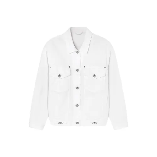 VERSACE SS24 Denim Jacket Женская Белая