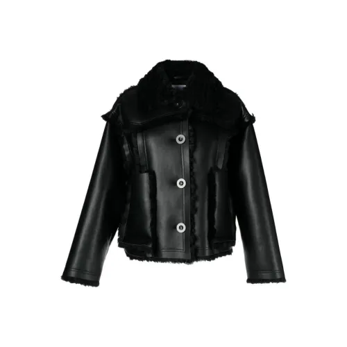 STAND STUDIO Cropped Coat Women's Black