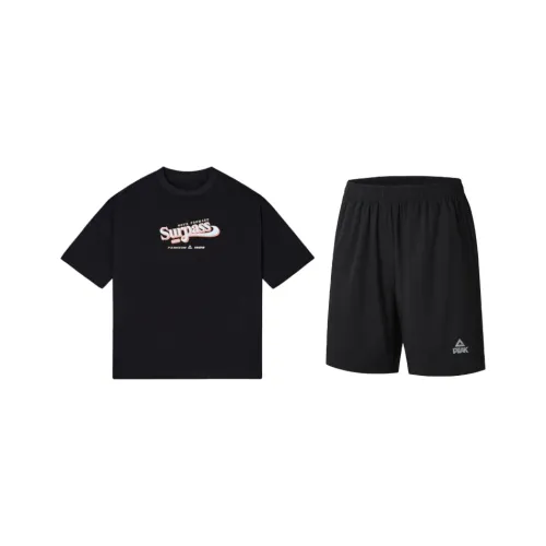 PEAK x Surpass Повседневная спортивная одежда Унисекс Черный