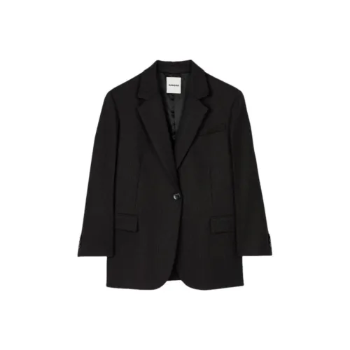 Sandro Бизнес-костюм женский черный коричневый