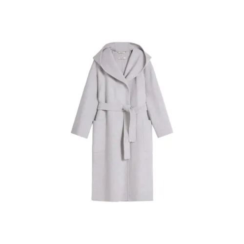 'S MAX MARA Светло-серый Женские Бархатные Куртки