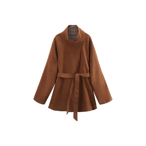 A paradise for awakening Пальто Женские Кофе