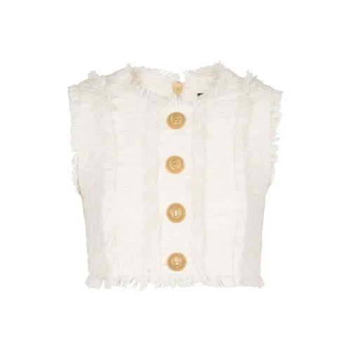 BALMAIN Белые Женские Жилеты