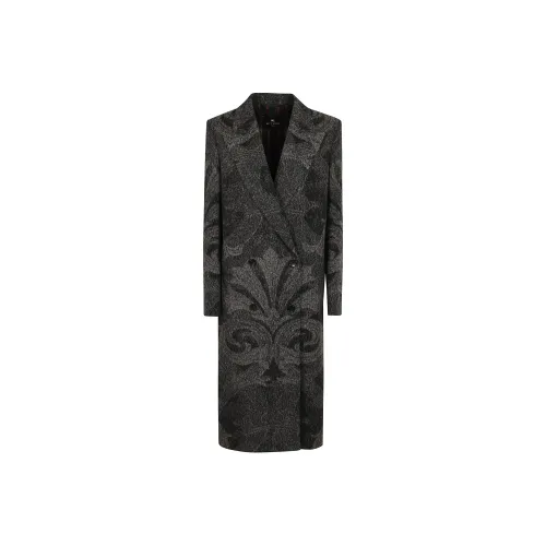 ETRO Черное Женское Пальто