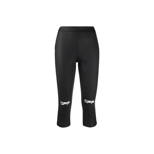 Off Белый Ss20 Черный Женские Леггинсы