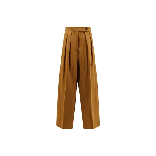DRIES VAN NOTEN Коричневые Женские Повседневные Брюки